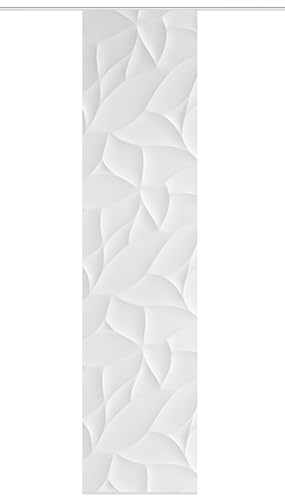VISION S Schiebegardine DIORI, halbtransparent Bambusoptik, 260x60 cm, Grau von Vision S