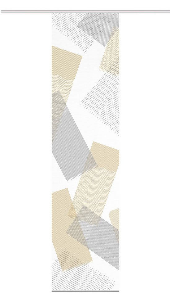 Vision S Schiebegardine NAYAH Schiebegardine, halbtransparent Bambus, 260x60 cm, Graphikmotiv, (1 St), 100% Polyester von Vision S