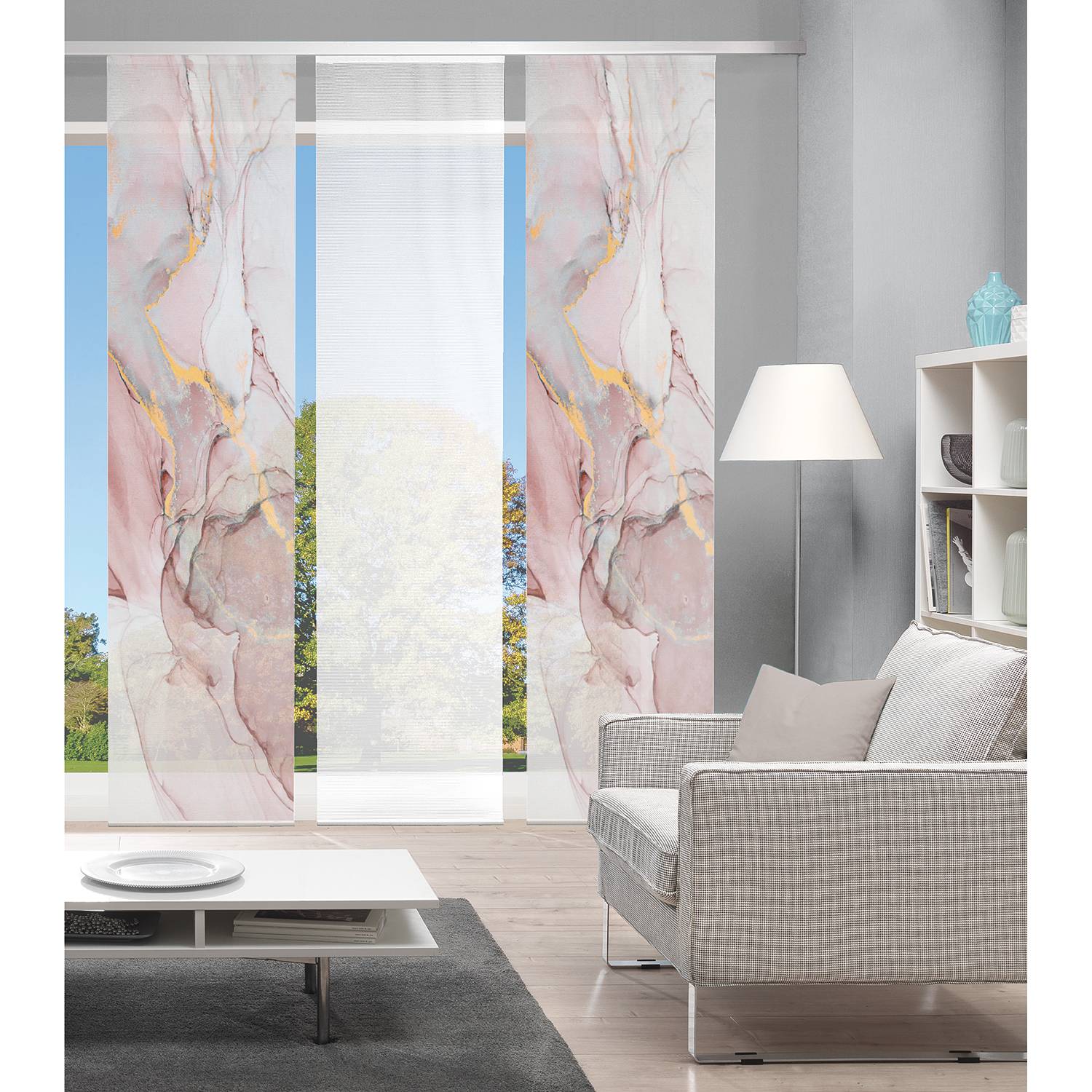 home24 Schiebevorhang Marmosa II 60 x 260cm Rot/Rosé 3er Set home24 Schiebevorhang Marmosa II 60 x 260cm Rot/Rosé 3er Set von home24