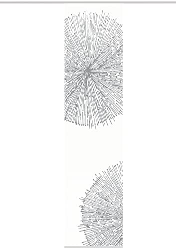 Vision S 84557 Schiebegardine Creston I halbtransparent Bambusoptik 260x60 cm, Farbe:Stein von Vision S