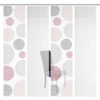 Vision S Schiebegardine "4ER SET BORDEN", (4 St.), HxB: 260x60, Schiebevorhang 4er Set Digitaldruck von Vision S