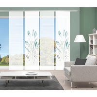 Vision S Schiebegardine "AYENE 4er SET" Paneelwagen 4 Stk. tlg. Schiebevorhang Digidruck 4er Set AYENE von Vision S
