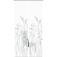 Vision S Schiebegardine "GRASIL 2er SET" Paneelwagen 2 Stk. tlg. Bambus-Optik, Digital bedruckt von Vision S