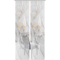 Vision S Schiebegardine "MARMOSA 2er SET", (2 St.), Bambus-Optik, Digital bedruckt von Vision S