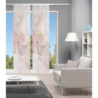 Vision S Schiebegardine "MARMOSA 2er SET", (2 St.), Bambus-Optik, Digital bedruckt von Vision S