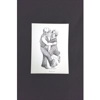 Julie Corsover Elterndruck "Keep Dancing" - Vintage 1975 Ungerahmt Neu." von VisionaryWhimsy