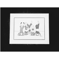 Julie Corsover Kinderdruck "Headstands" - Vintage 1976 Ungerahmt Neu." von VisionaryWhimsy