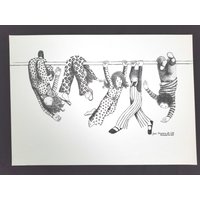 Julie Corsover Kinderdruck "Play Time" - Jahrgang 1974 Ungerahmt Neu von VisionaryWhimsy