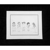 Julie Corsover Kinderdruck "Toilets" - Jahrgang 1973 Ungerahmt Brandneu von VisionaryWhimsy