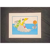 Julie Corsover Kinderdruck "Water Fun" - Jahrgang 1977 Ungerahmt Brandneu von VisionaryWhimsy