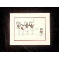 Julie Corsover Kinderdrucke "Ballet" - Vintage 1976 Ungerahmt Brandneu." von VisionaryWhimsy