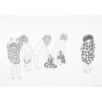 Julie Corsover Kinderdrucke "Nach Dem Bad" - Kleinere Vintage 1974 Ungerahmt Neu von VisionaryWhimsy