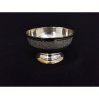 Schöne Silverplate Candy Dish/Bowl Belüge Radierung Rund Um Die Seite von VisionaryWhimsy