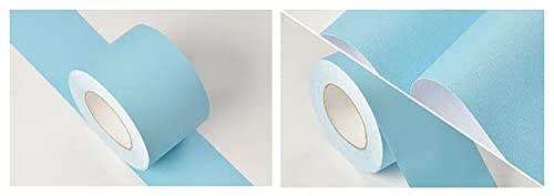 VisitRyl TapetenbordüRe Selbstklebend Vinyl Sockelleiste Dekorative BordüRe Selbstklebende Home BordüRe KüChe TapetenbordüRe Selbstklebend FüR Badezimmer Wohnzimmer Hellblau Gefrostet 5cm X 500cm von VisitRyl
