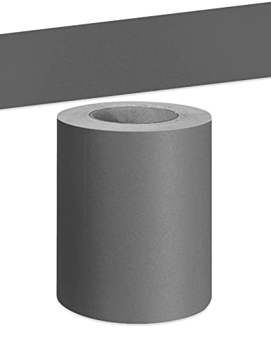 VisitRyl Tapetenbordüre selbstklebend zum Aufkleben für Wohnzimmer Küche Badezimmer Abnehmbare Wasserdicht Bodenleiste PVC Dekorative Bordüre Dunkelgrau mattiert 10cm X 500cm VisitRyl Tapetenbordüre selbstklebend zum Aufkleben für Wohnzimmer Küche Badezimmer Abnehmbare Wasserdicht Bodenleiste PVC Dekorative Bordüre Dunkelgrau mattiert 10cm X 500cm von VisitRyl