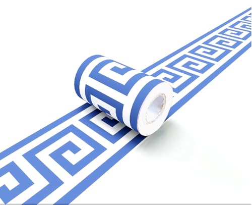 VisitRyl Bordüre Kinderzimmer Selbstklebend Farbeblau B1002 10cm X 1000cm – Dekorative Wandgestaltung Dekorative Wandgestaltung  VisitRyl Bordüre Kinderzimmer Selbstklebend Farbeblau B1002 10cm X 1000cm – Dekorative Wandgestaltung Dekorative Wandgestaltung  von VisitRyl