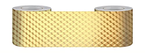 VisitRyl TapetenbordüRe Selbstklebend Vinyl Sockelleiste Dekorative BordüRe Selbstklebende Home BordüRe KüChe TapetenbordüRe Selbstklebend FüR Badezimmer Wohnzimmer Goldenes Quadrat 15cm X 500cm VisitRyl TapetenbordüRe Selbstklebend Vinyl Sockelleiste Dekorative BordüRe Selbstklebende Home BordüRe KüChe TapetenbordüRe Selbstklebend FüR Badezimmer Wohnzimmer Goldenes Quadrat 15cm X 500cm von VisitRyl