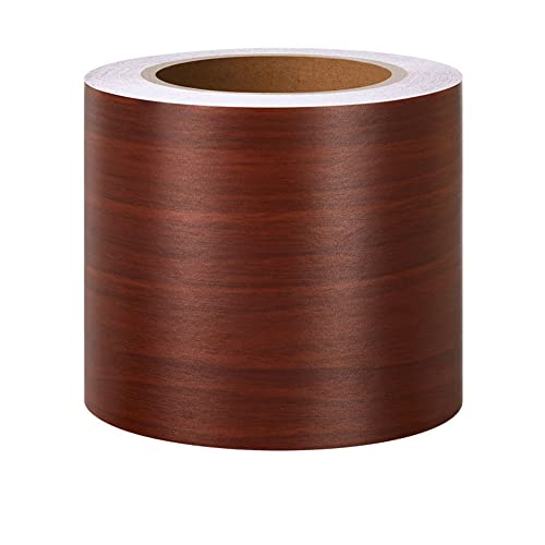 VisitRyl TapetenbordüRe Selbstklebend Vinyl Sockelleiste Dekorative BordüRe Selbstklebende Home BordüRe KüChe TapetenbordüRe Selbstklebend FüR Badezimmer Wohnzimmer Rot-Ahorn 12cm X 500cm von VisitRyl