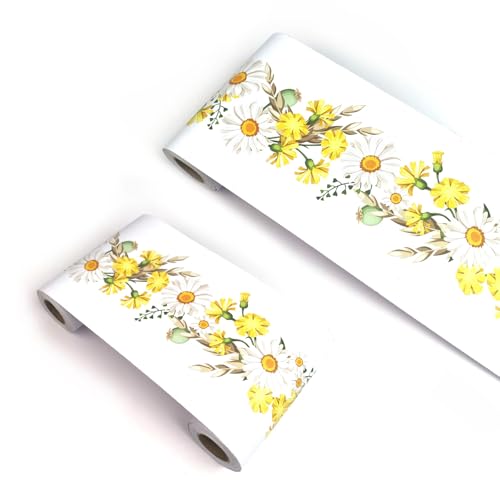 VisitRyl Tapetenbordüre Selbstklebend Gelb ist weiße Chrysantheme YX214 12cm X 1000cm – Einfache Montage für Wände VisitRyl Tapetenbordüre Selbstklebend Gelb ist weiße Chrysantheme YX214 12cm X 1000cm – Einfache Montage für Wände von VisitRyl