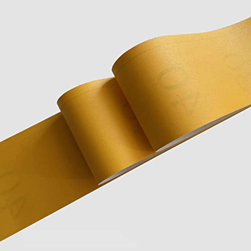 VisitRyl Tapetenbordüre selbstklebend Vinyl Sockelleiste Dekorative Bordüre Selbstklebende Home Bordüre Küche Tapetenbordüre selbstklebend für Badezimmer Wohnzimmer Orange 8cm x 500cm von VisitRyl