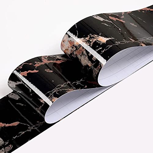VisitRyl Tapetenbordüre selbstklebend Vinyl Sockelleiste Dekorative Bordüre Selbstklebende Home Bordüre Küche Tapetenbordüre selbstklebend für Badezimmer Wohnzimmer Schwarzer Meteorit 20cm x 500cm VisitRyl Tapetenbordüre selbstklebend Vinyl Sockelleiste Dekorative Bordüre Selbstklebende Home Bordüre Küche Tapetenbordüre selbstklebend für Badezimmer Wohnzimmer Schwarzer Meteorit 20cm x 500cm von VisitRyl