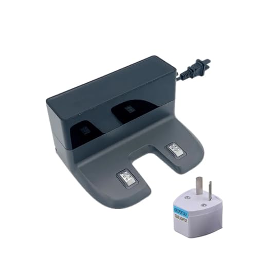 Viskee Ladestation/Ladegerät-Erweiterungsbasis CH1833. Kompatibel for ECOVACS Deebot OZMO T8 AIVI T8+ T9+ N8+ N8 Pro Roboter-Staubsauger Ersatzteile (Color : Dock and AU Adapter) von Viskee