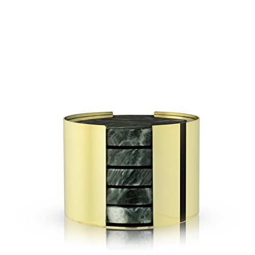 Viski 6458 Burke: Untersetzer mit Smaragd und Gold, Kunststoff, mehrfarbig Viski 6458 Burke: Untersetzer mit Smaragd und Gold, Kunststoff, mehrfarbig von Viski