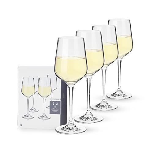 Viski Kristall-Chardonnay-Gläser – Europäisch gefertigte Weißweingläser-Set mit 113-170 ml Stiel-Chardonnay-Weinglas für Hochzeit oder Jahrestag und besondere Anlässe Geschenkideen von Viski