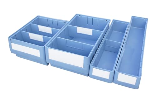 VISO TR 5209 Lagersichtbox (B x H x T) 234 x 90 x 500mm Blau 1St. von Viso