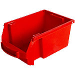 Viso Aufbewahrungsbox SPACY2R Rot 10,1 x 15,7 x 7 cm von Viso