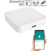 Luminea RC-350.duo ZigBee WLAN Gateway Smart Home Zentrale App WiFi Mesh von VisorTech