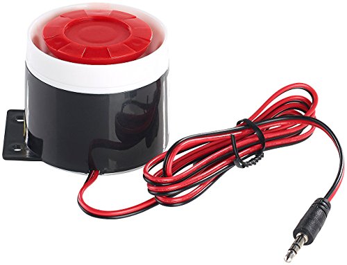 VisorTech Zubehör zu Alarmanlage Gartenhaus: 110-dB-Sirene mit Kabel, für Alarmanlage XMD-4200/4400.pro/5400.WiFi (Gartenhaus Batterie, Gartenlaube, Bewegungsmelder) von VisorTech