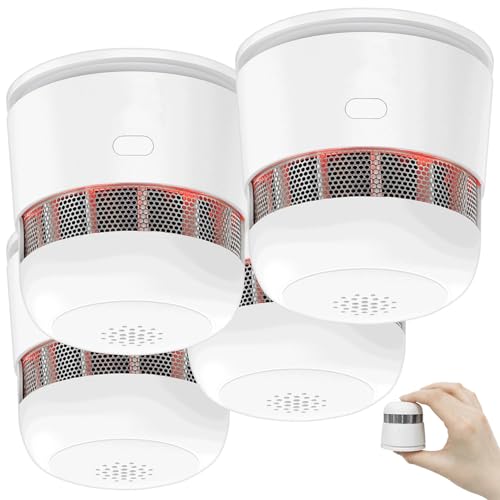 VisorTech 4er-Set Mini-Rauchwarnmelder mit 10-Jahres-Batterie, 85 dB, Ø 52 mm VisorTech 4er-Set Mini-Rauchwarnmelder mit 10-Jahres-Batterie, 85 dB, Ø 52 mm von VisorTech