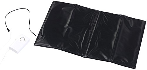 VisorTech Alarmtrittmatte: Batteriebetriebene Klingel-Trittmatte mit Alarmfunktion (Alarmfussmatte, Klingelmatte Katze, Katzenmatte) von VisorTech