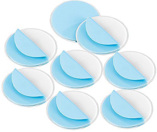 VisorTech Magnet Rauchmelder: Magnet-Befestigungssystem für Rauchwarnmelder, Ø 70 mm, 8er-Set (Magnethalterung für Rauchmelder, Rauchmelder Magnethalter, Alarmanlage) von VisorTech