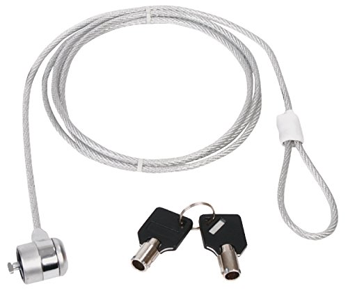 VisorTech Notebook Schloss: Notebookschloss Safety Lock, Gumm. Stahlkabel 1.8m (Laptop Schloss) VisorTech Notebook Schloss: Notebookschloss Safety Lock, Gumm. Stahlkabel 1.8m (Laptop Schloss) von VisorTech