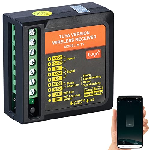 VisorTech Elektrischer Türöffner: WLAN-Adapter zur Sprach- und App-Steuerung elektronischer Tür-Öffner (WLAN Türöffner, Elektrischer Türöffner WLAN, Türsprechanlage) von VisorTech