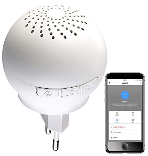 VisorTech Receiver: Smarter 2in1 WLAN-Steckdosen-Alarm/-Klingel mit Funk-Gateway 433 MHz (Empfänger, Transmitter, Bewegungsmelder) von VisorTech