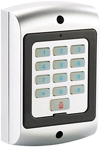 VisorTech Alarmanlage Dummy: Spritzwassergeschützte Alarmanlagen-Tastatur-Attrappe, IP44 (Fake Alarmanlage, Fake-Alarmanlage Haus, Codeschloss) von VisorTech