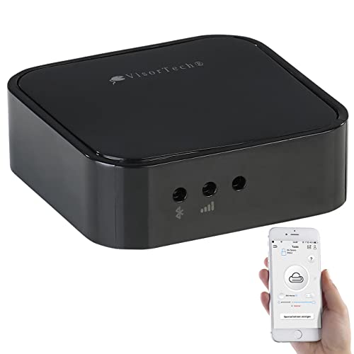 VisorTech Smart Home Gateway: WLAN-Gateway für elektronische Tür-Schließzylinder, App-Steuerung (WiFi, Netzwerk, Elektronisches Türschloss) von VisorTech
