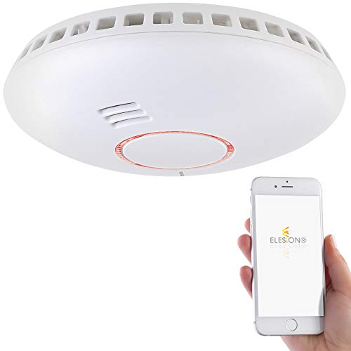 VisorTech WiFi Rauchmelder: WLAN-Rauch- und Hitzemelder mit weltweiter App-Benachrichtigung (Rauchmelder mit App, Hitzewarnmelder, Alarmanlage) von VisorTech