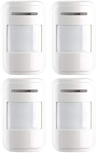 VisorTech Zubehör zu Alarmanlage drahtlos: 4er-Set Funk-PIR-Sensoren für Alarmanlage XMD-4200/4400.pro/5400.WiFi (drahtlose Funk-Alarmanlage, Sirene mit Bewegungsmelder, Alarm) von VisorTech