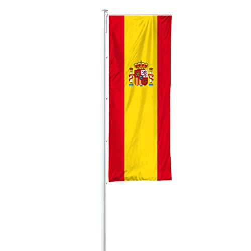 Vispronet® Nationalfahne 120x300 cm für Ausleger ✓ in Deutschland produziert ✓ versch. Materialien ✓ Hochformat (Supraflag®, Spanien) von Vispronet
