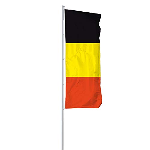 Vispronet® Nationalfahne 120x300 cm ✓ in Deutschland produziert ✓ versch. Materialien ✓ Hochformat (Multiflag®, Belgien) von Vispronet