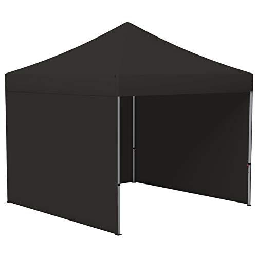 Vispronet Profi Faltpavillon/Faltzelt Basic 3 x 3 m, schwarz (3 Zeltwände) - weitere Farben und Größen lieferbar von Vispronet