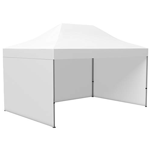 Vispronet Profi Faltpavillon/Faltzelt Basic 3 x 4,5 m, weiß (3 Zeltwände) - weitere Farben und Größen lieferbar von Vispronet