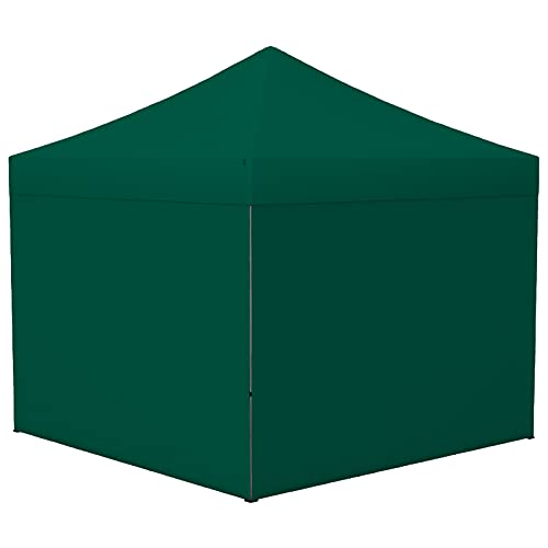Vispronet Profi Faltpavillon Basic - 3x3 m in Grün - 4 Vollwände - Scherengittersystem - Farbe & Größe wählbar von Vispronet
