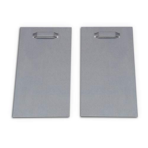 Vispronet selbstklebende Wandhalter, Plattenhalter, Posterhalter, Schilderhalter, Metall, 2-er Set (10x20 cm, Tragfähigkeit 16 kg) von Vispronet