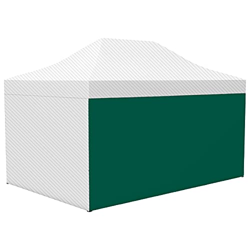 Zeltwand (Vollwand) für Faltzelt Basic, Select & Eco von Vispronet® (für Zelt 3m x 4,5m, Grün) von Vispronet