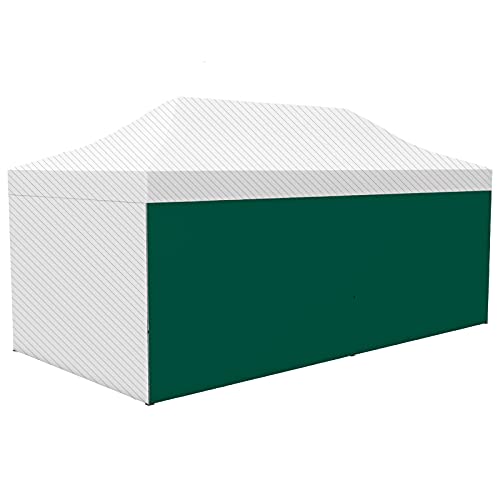 Zeltwand (Vollwand) für Faltzelt Basic, Select & Eco von Vispronet® (für Zelt 3m x 6m, Grün) von Vispronet